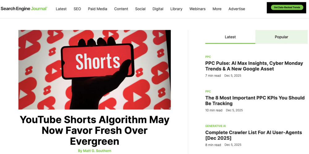 سایت search engine journal