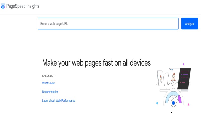 ابزار pagespeed insights