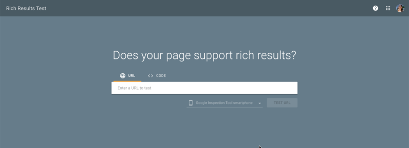 ابزار rich results test